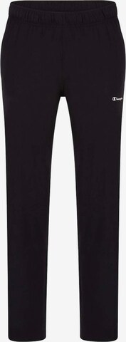 Champion Authentic Athletic Apparel Tapered Workout Pants in Black: front