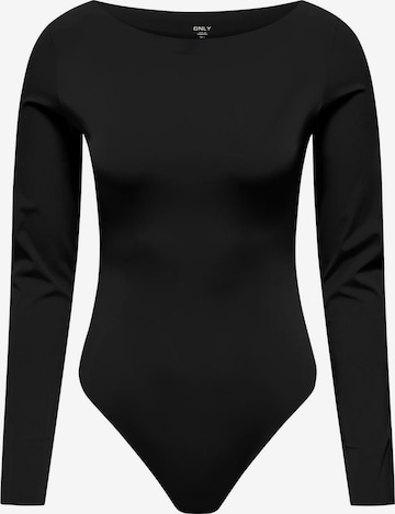 ONLY Shirt bodysuit 'ONLROSALEE' in Black: front