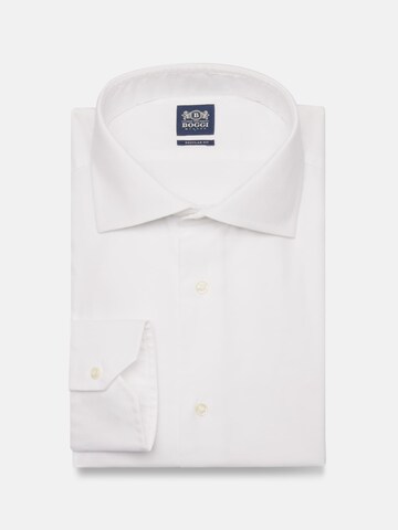 Coupe regular Chemise Boggi Milano en blanc