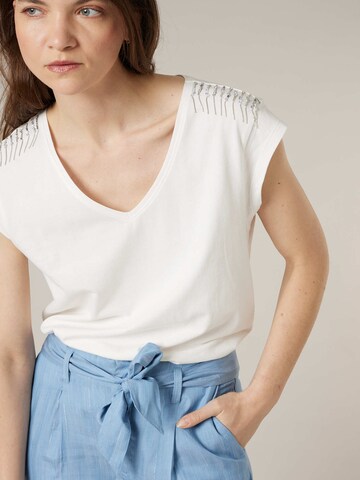 T-shirt 'Amayal' Deeluxe en blanc