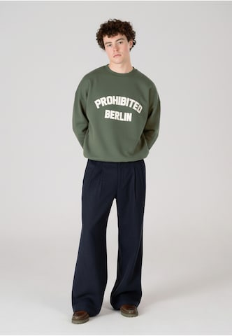 Prohibited Sweatshirt 'Berlin' in Grün