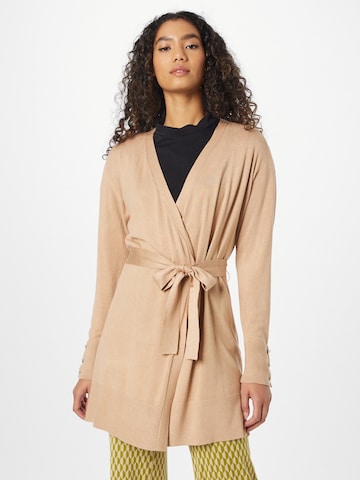 Cardigan Dorothy Perkins en beige : devant