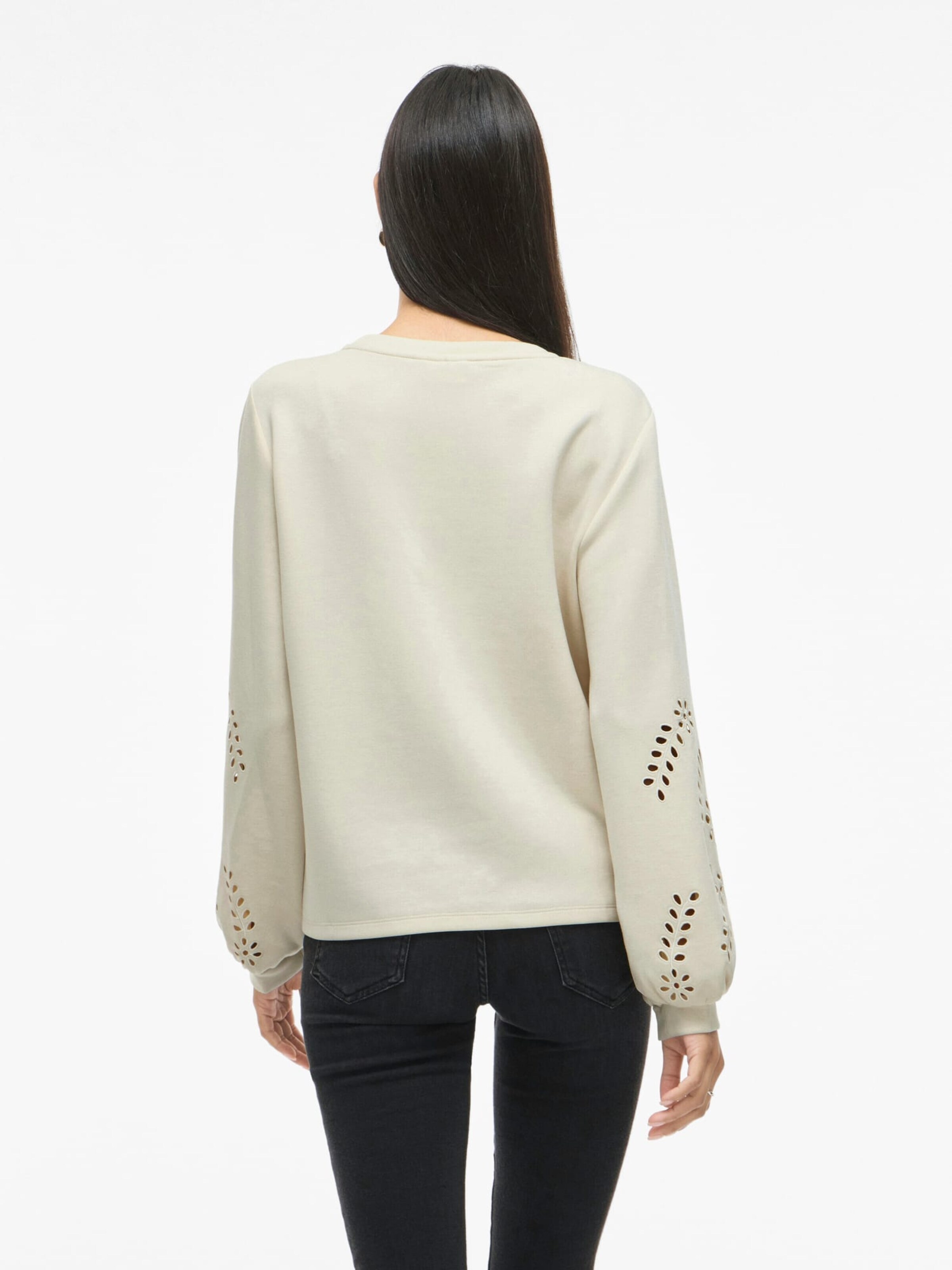 VILA Sweatshirt 'Sandy' in Beige