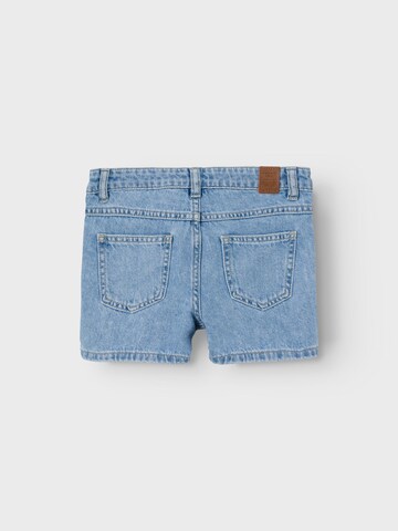 NAME IT Regular Shorts 'ROSE' in Blau