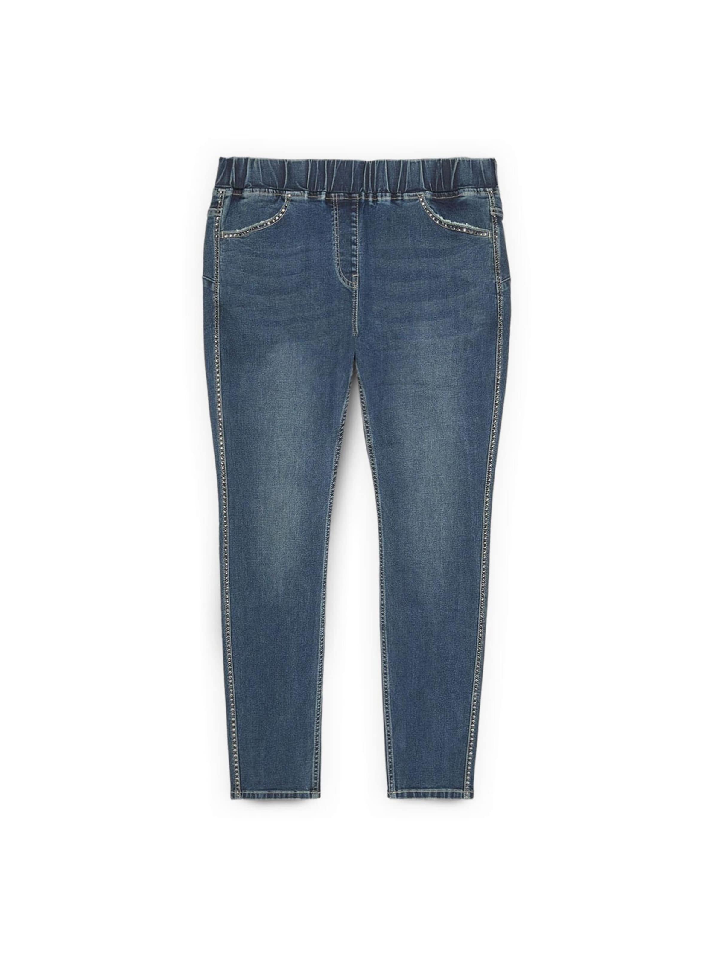 Skinny Jeans di Fiorella Rubino in blu: frontale