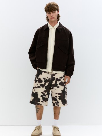 Veste mi-saison Pull&Bear en noir
