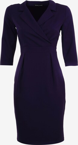 Awesome Apparel Dress in Purple: front