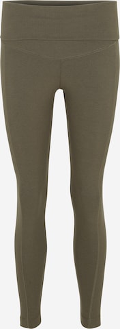 ADIDAS PERFORMANCE Skinny Workout Pants 'Rib High-Waist 7/8 Leggings' in Green: front