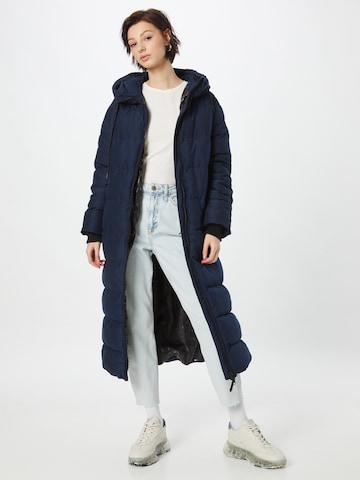 QS by s.Oliver Winter Coat in Blue