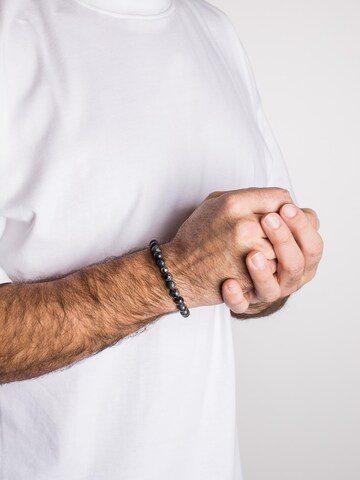 Akitsune Armband 'Globae' in Grau