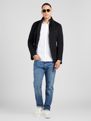 Slim fit Cămașă de la ARMANI EXCHANGE pe alb