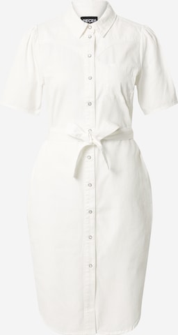 PIECES Shirt Dress 'KRISTA' in White: front