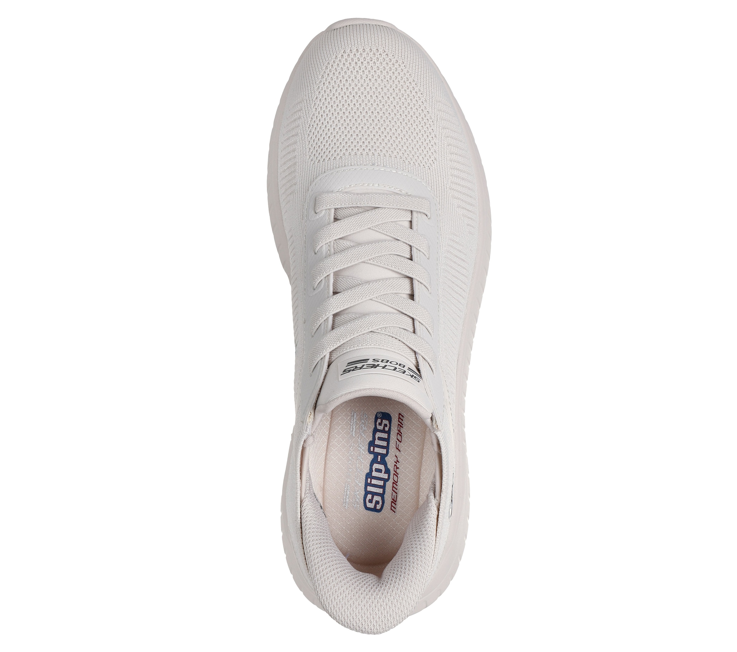 SKECHERS Sneaker 'Bobs Squad Chaos - Solid Step' in Weiß