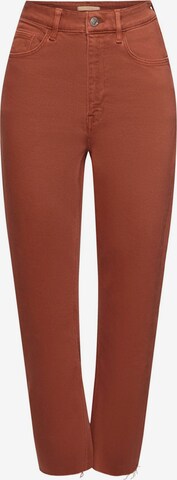 Loosefit Pantalon ESPRIT en marron : devant
