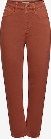ESPRIT Loose fit Pants in Brown: front