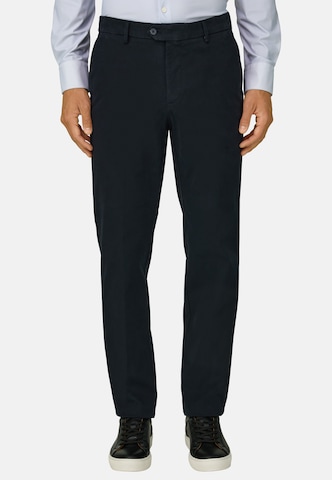 Boggi Milano Slimfit Chino in Blauw: voorkant
