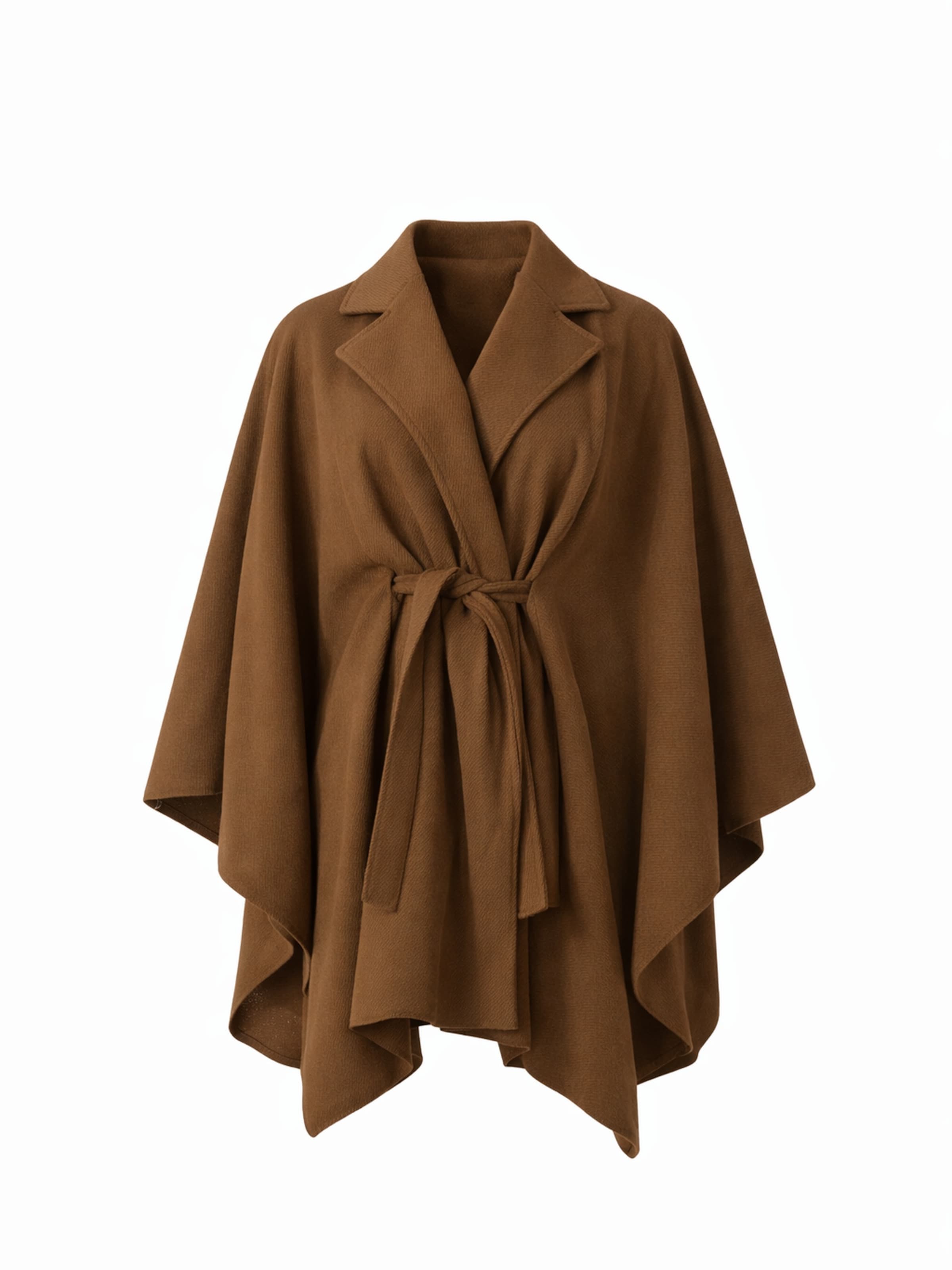 Elara Cape in Braun: Vorderseite