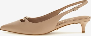 GUESS Slingback Pumps 'Jessah' in Beige: front