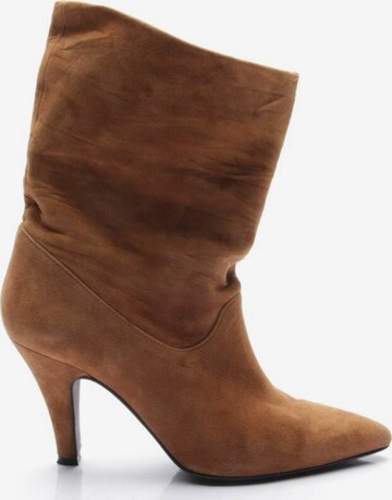 Anine Bing Dress Boots in 37 in Brown: front