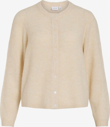 VILA Knit cardigan 'VILory' in White: front