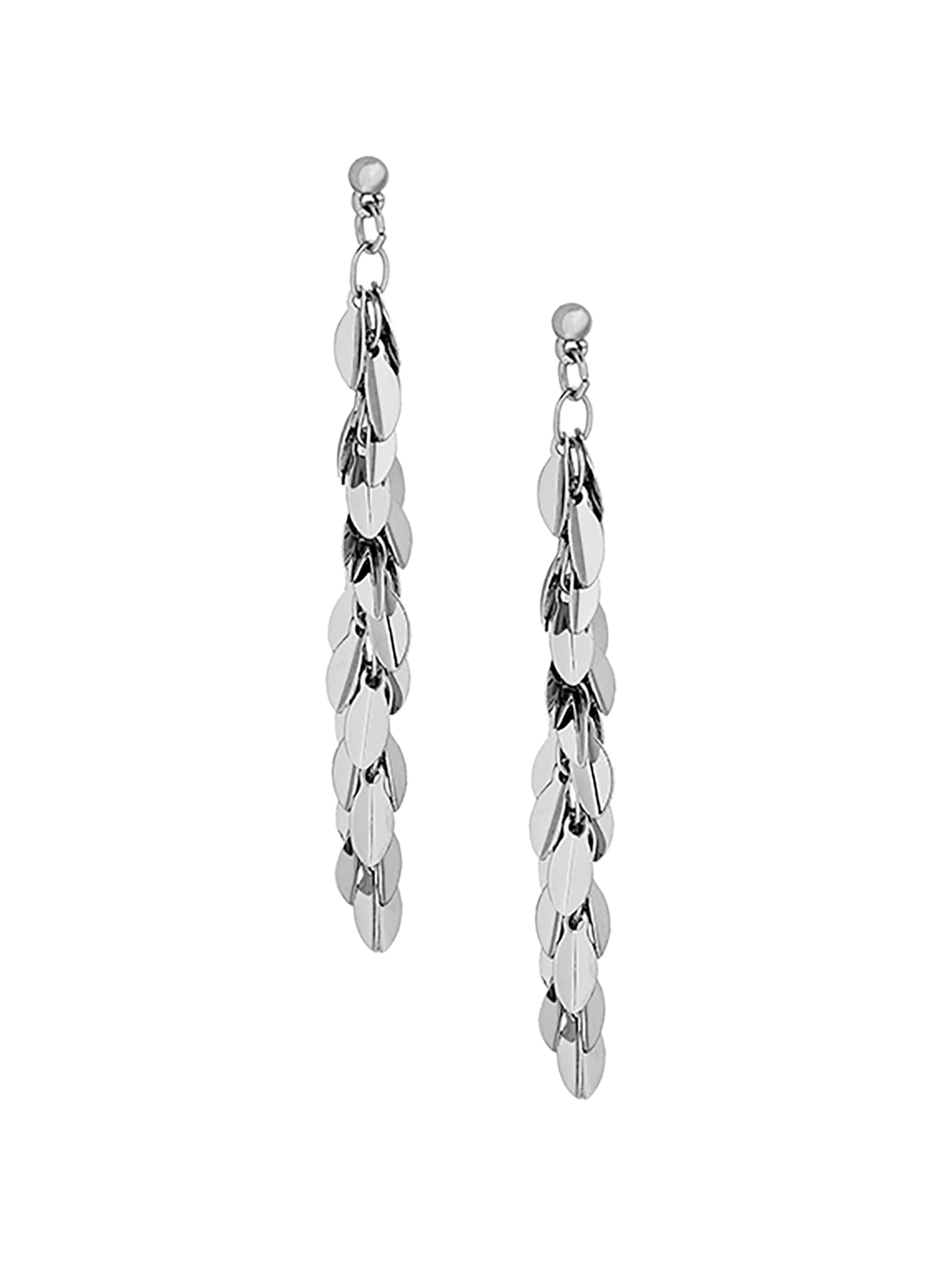 TATUUM - Pendientes 'VILLI' en plata: frente