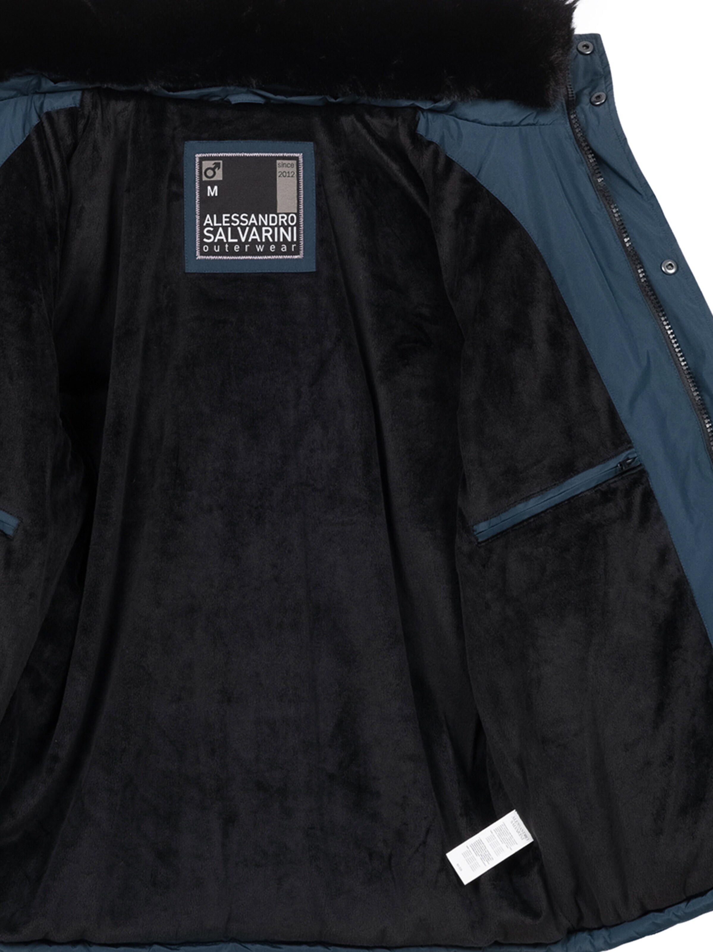 Alessandro Salvarini Winter jacket in Blue