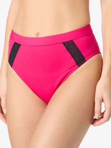 Calvin Klein Swimwear Bikinibroek in Roze: voorkant