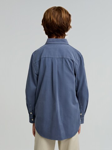 Scalpers Regular fit Πουκάμισο 'Corduroy' σε μπλε