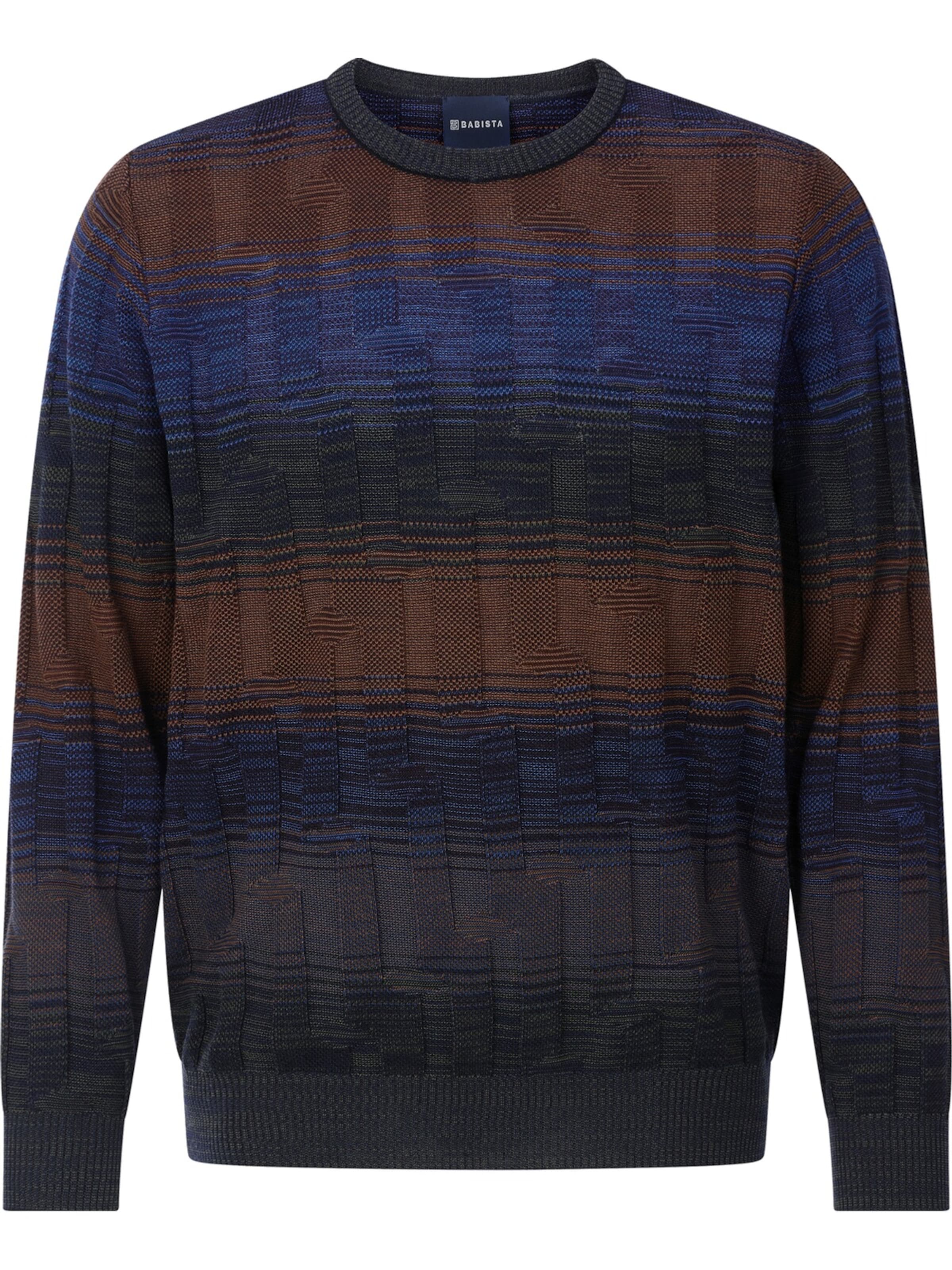 BABISTA Sweater 'Benedor' in Brown: front
