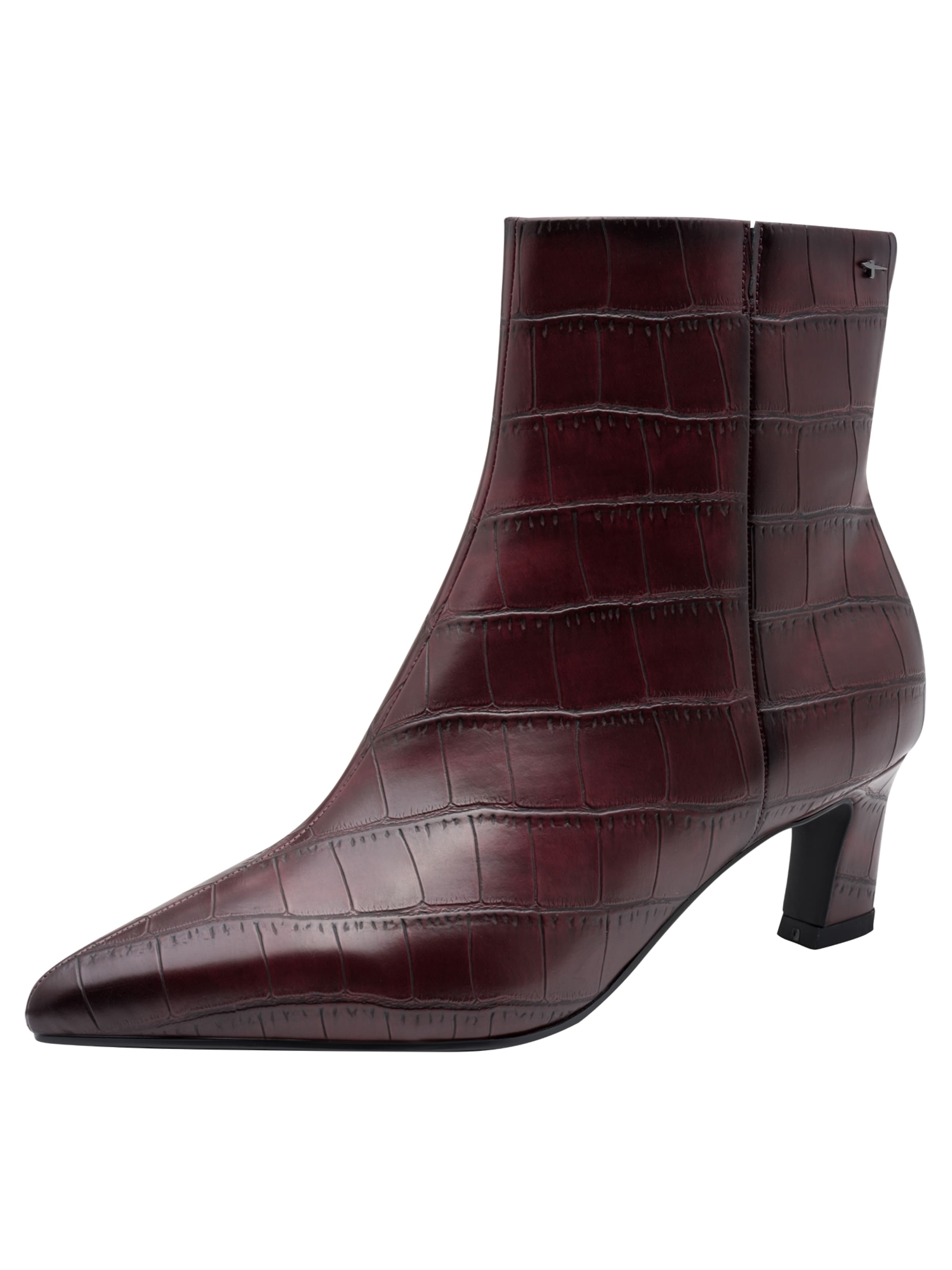 Bottines Tamaris en rouge : devant