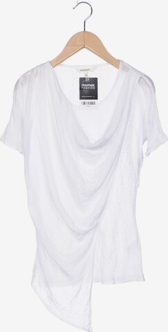 Sandwich Top & Shirt in XS in White: front