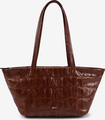 ABRO Shoulder Bag 'Alba' in Brown: front