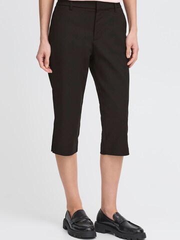 PULZ Jeans Regular Chino trousers 'PZBindy' in Black: front