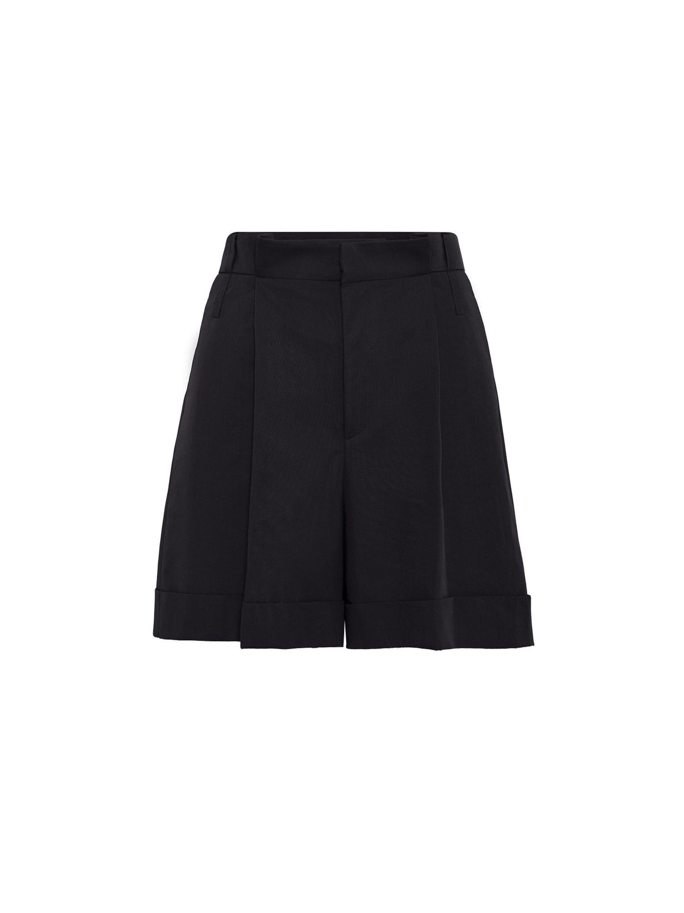 Antioch Avar lõige Viikidega püksid, värv must: eest vaates