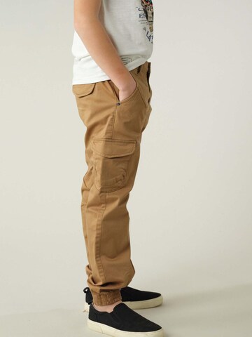Deeluxe Tapered Broek 'Garden' in Beige