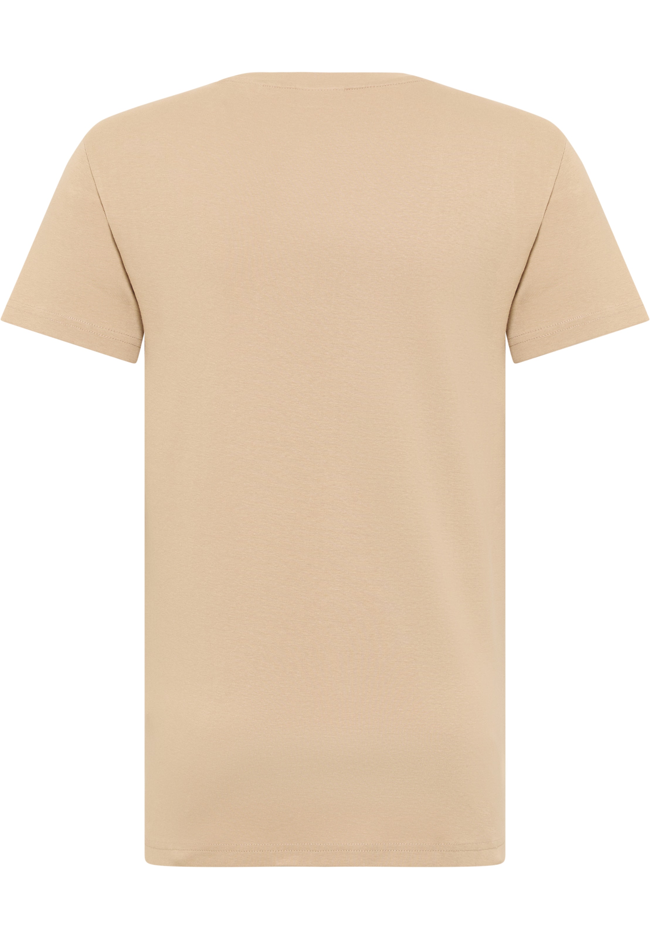 MUSTANG T-Shirt 'Style Allen' in Beige