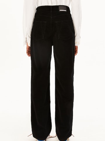 ARMEDANGELS Wide Leg Hose 'Enijaa' in Schwarz