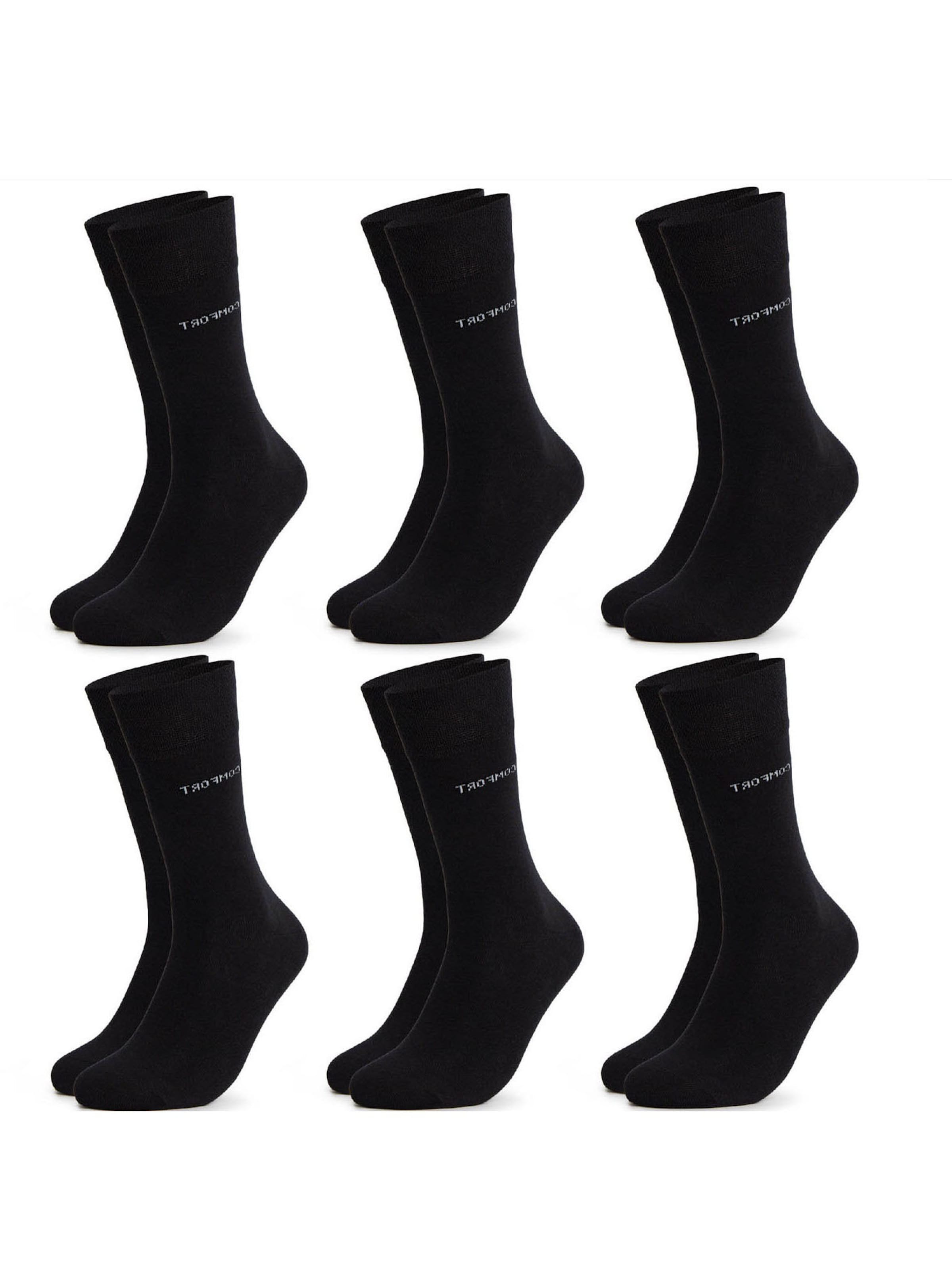 Calzino 'Komfort' di Occulto in nero: frontale