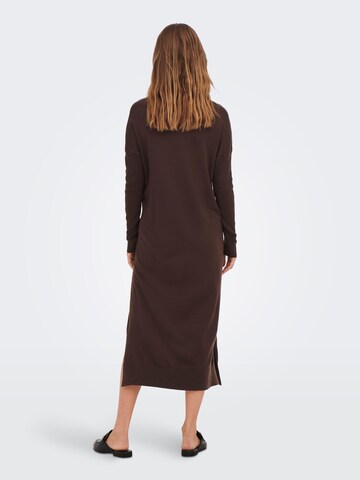 Only Maternity Knitted dress 'IBI' in Brown