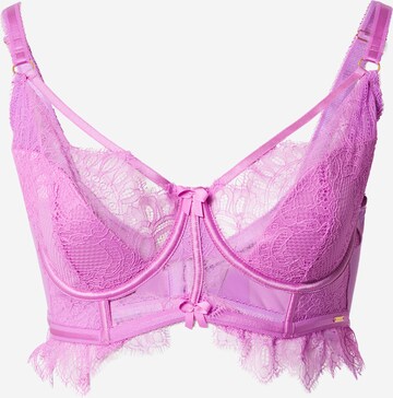 Bustier Soutien-gorge 'LEXEY' Boux Avenue en violet : devant