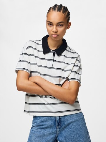 PIECES Tričko 'PCSADIE' – bílá: přední strana