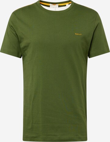 T-Shirt GANT en vert : devant