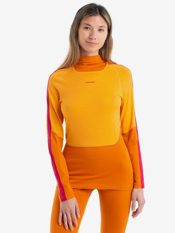 ICEBREAKER Funktionsbluse 'Sone' i orange: forside