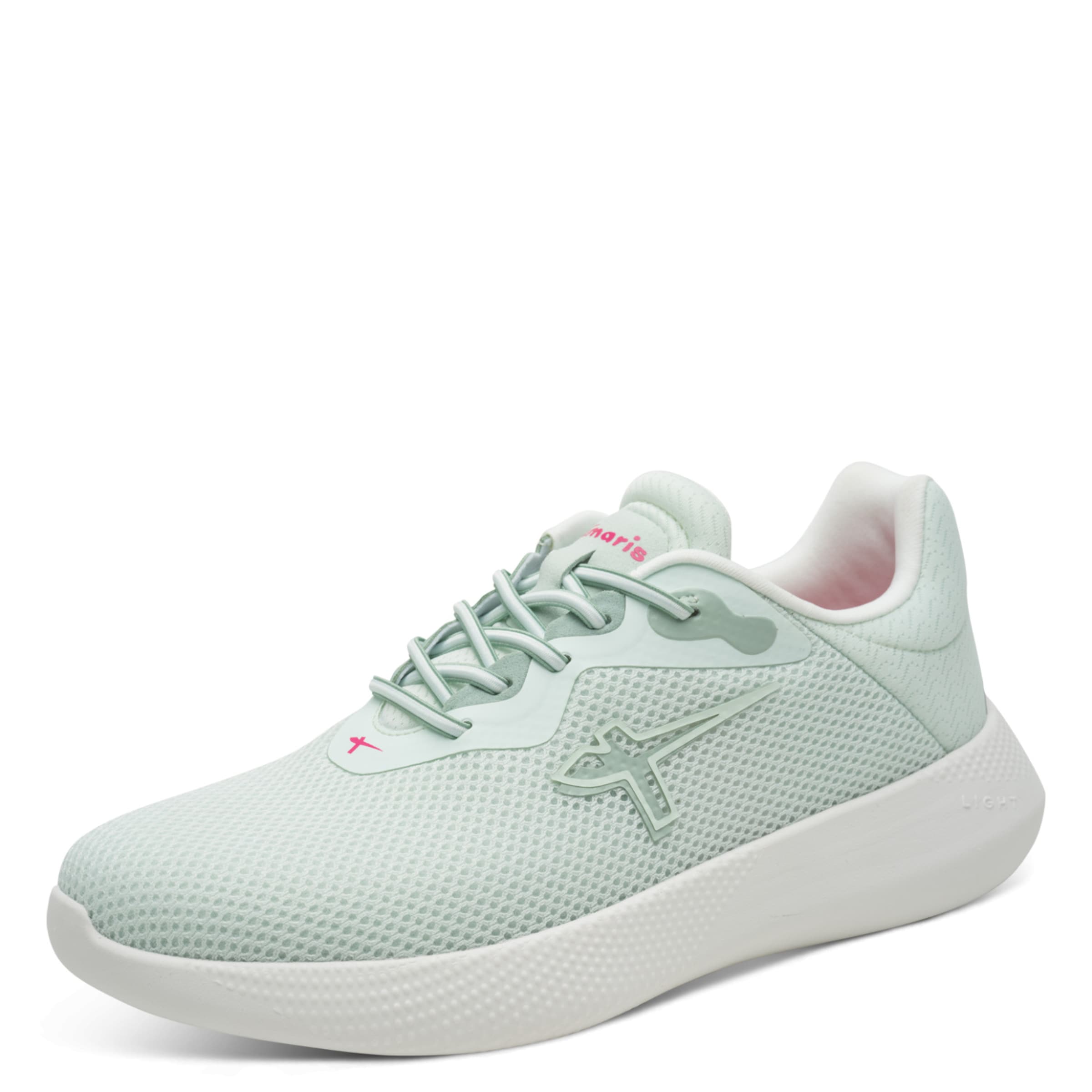 Baskets basses Tamaris en vert : devant