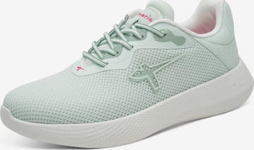 Baskets basses Tamaris en vert : devant