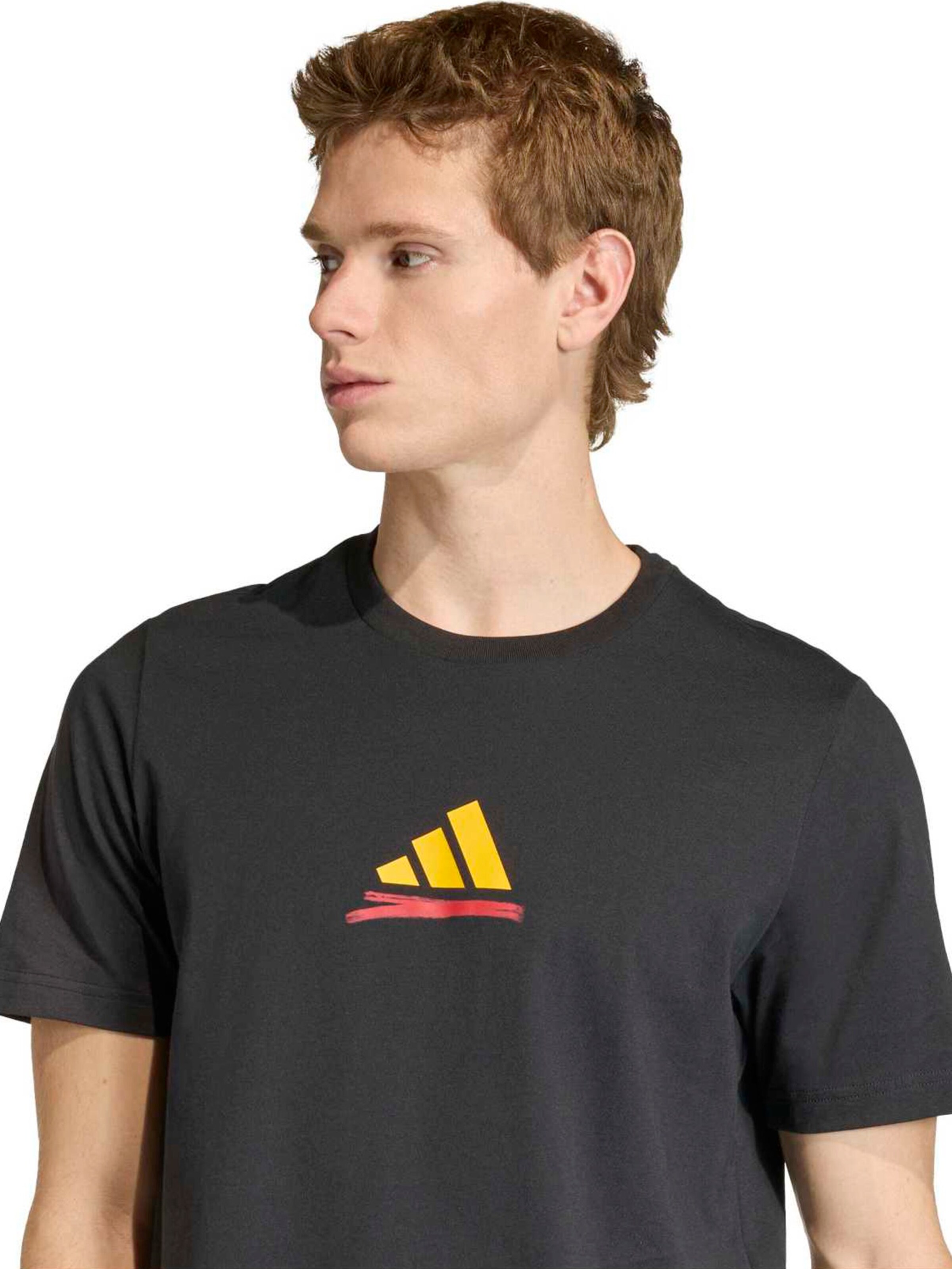 T-shirt fonctionnel 'GER TLSTR' ADIDAS PERFORMANCE en noir