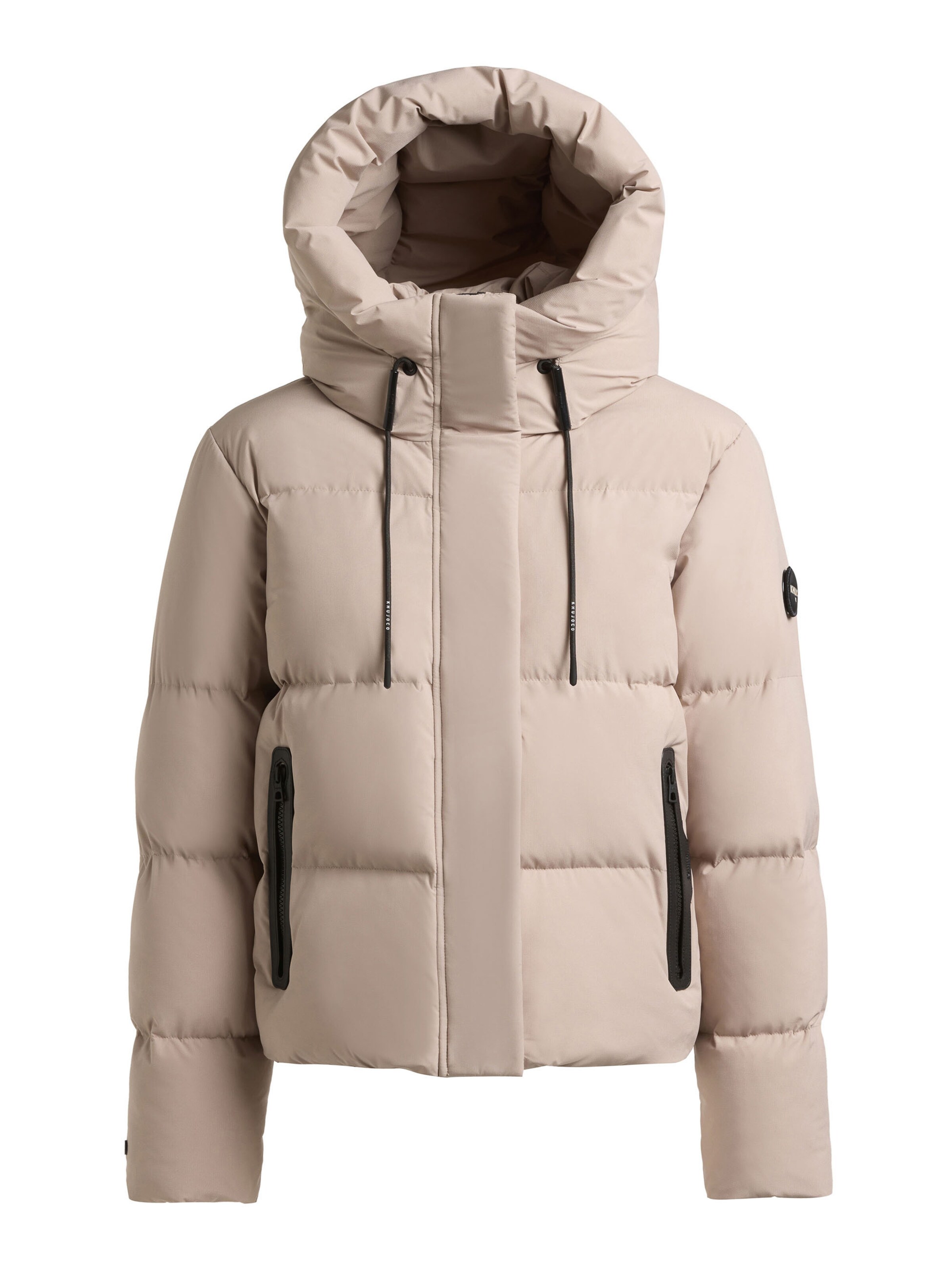 khujo Winter Jacket 'Enits2' in Beige: front