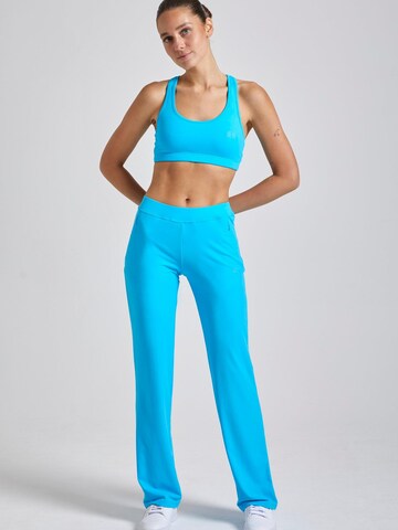 SPORTKIND Workout Pants 'Trainingshose lang' in Blue: front