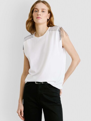 Pepe Jeans Top 'Vatiana' in Weiß: Vorderseite