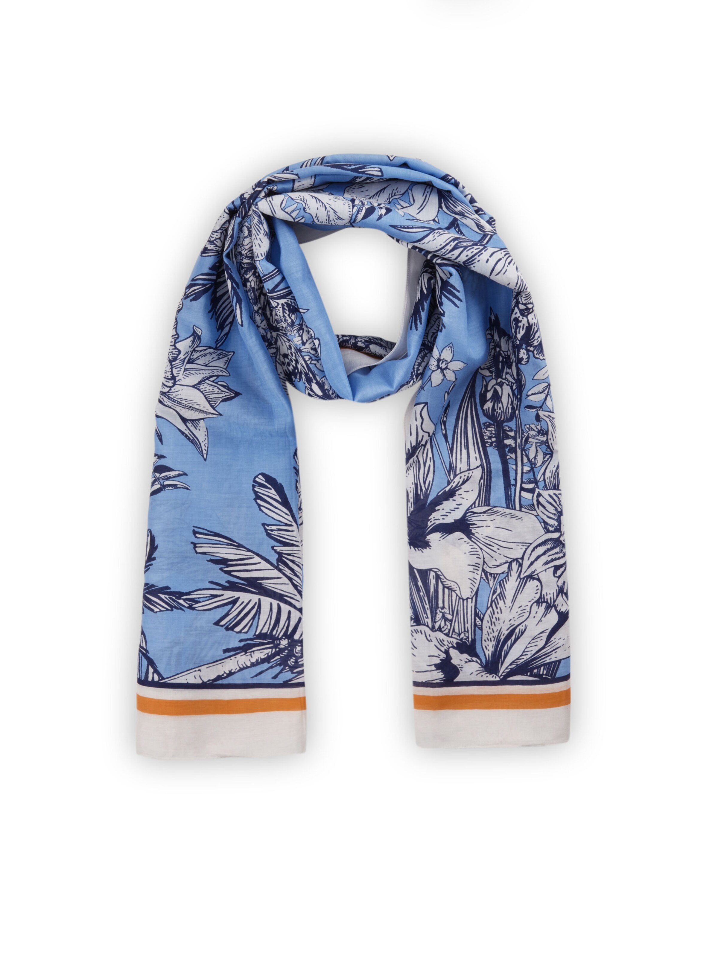 CODELLO Sjaal in Blauw: voorkant